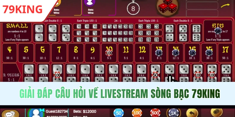 Giải đáp câu hỏi về livestream sòng bạc 79KING